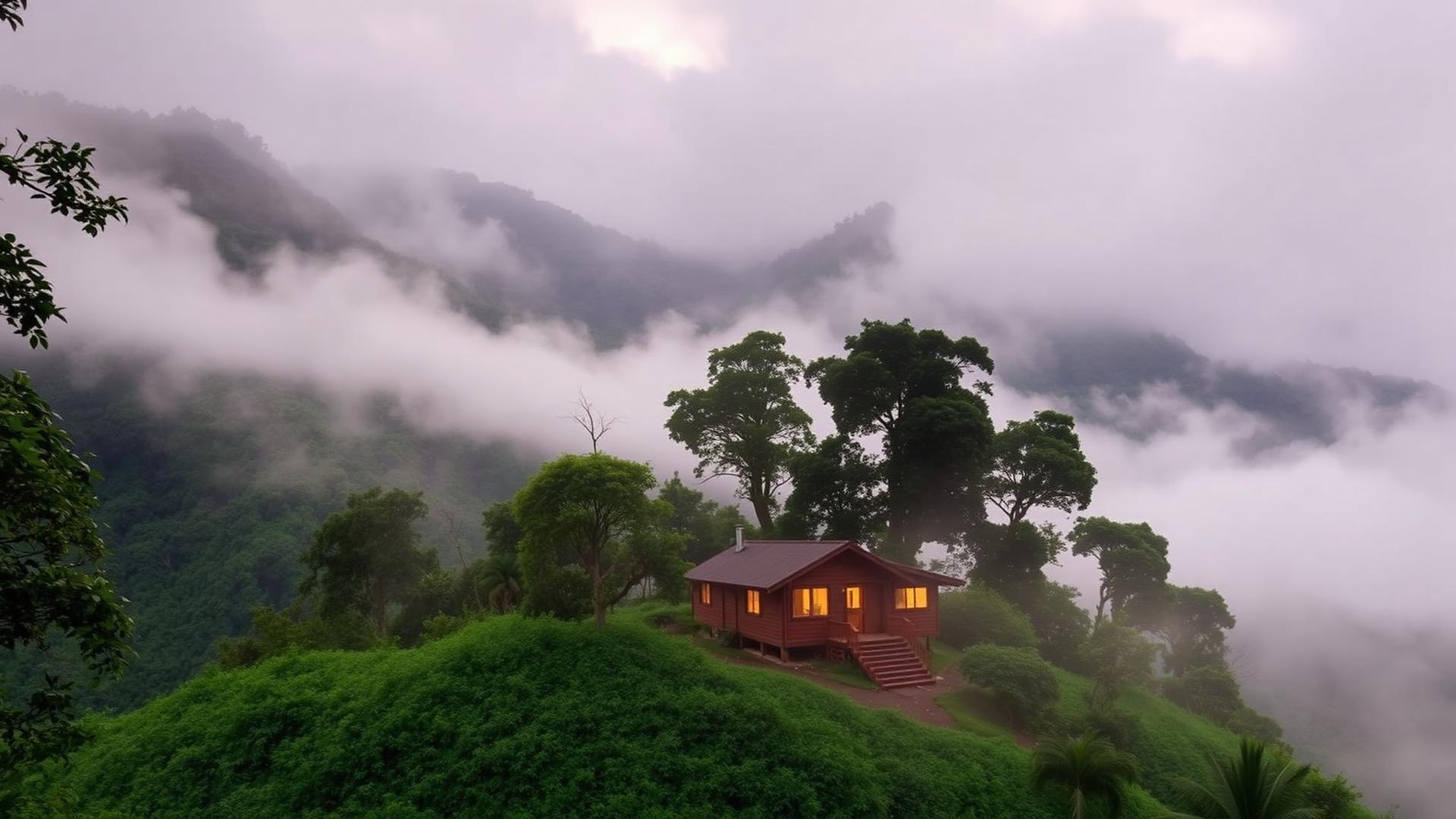 Misty Bwindi forest